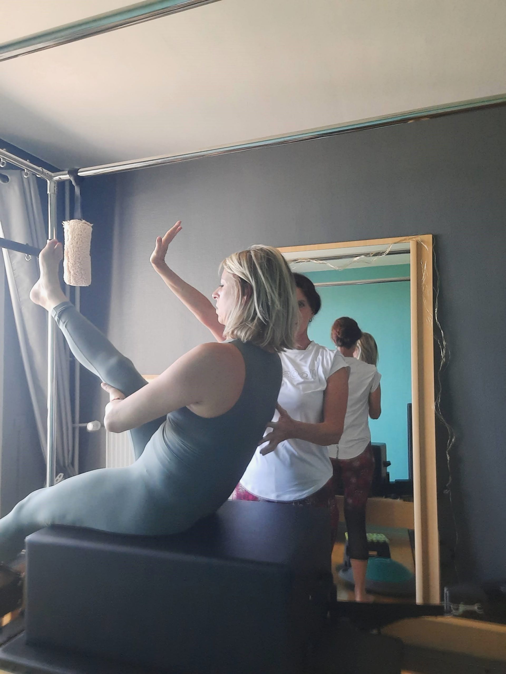 guidage sur appareil Pilates